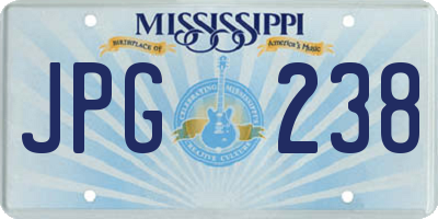 MS license plate JPG238