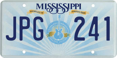 MS license plate JPG241