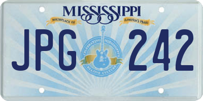 MS license plate JPG242