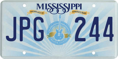 MS license plate JPG244