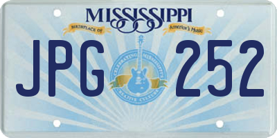MS license plate JPG252