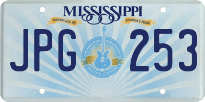 MS license plate JPG253