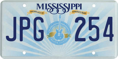 MS license plate JPG254