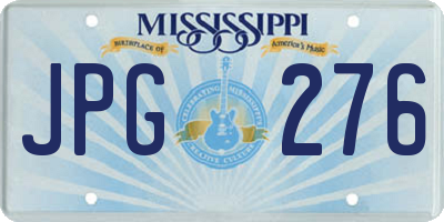 MS license plate JPG276