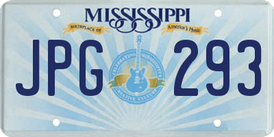 MS license plate JPG293