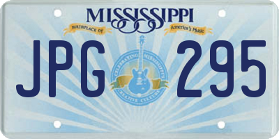 MS license plate JPG295