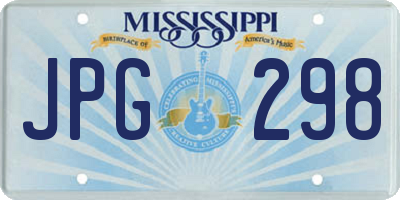 MS license plate JPG298