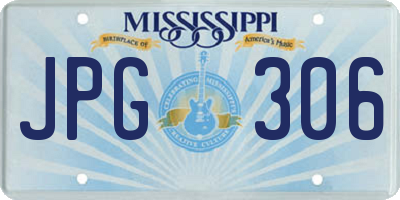 MS license plate JPG306