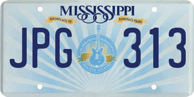 MS license plate JPG313