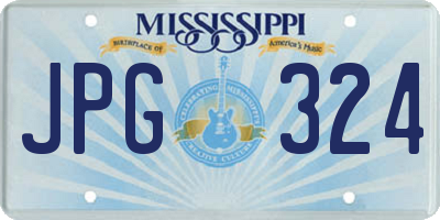 MS license plate JPG324