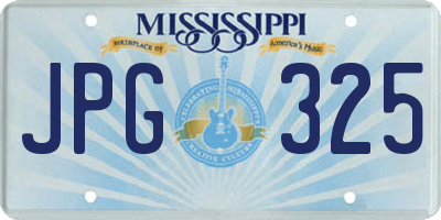 MS license plate JPG325