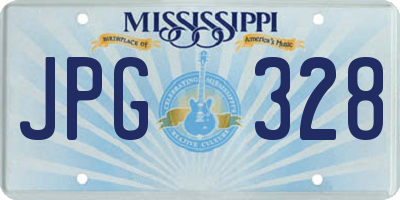 MS license plate JPG328