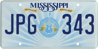 MS license plate JPG343
