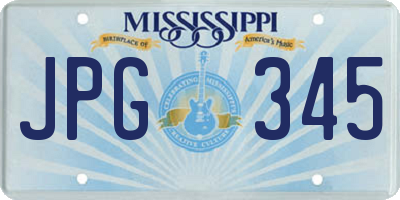 MS license plate JPG345
