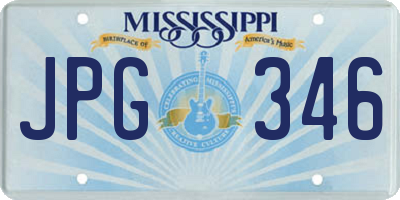 MS license plate JPG346