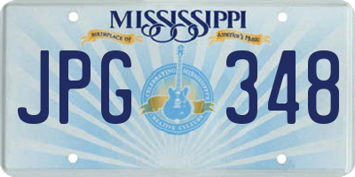MS license plate JPG348