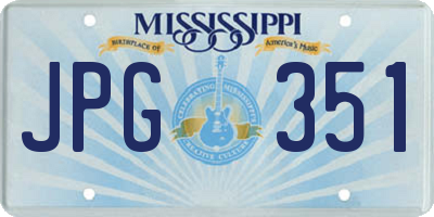 MS license plate JPG351