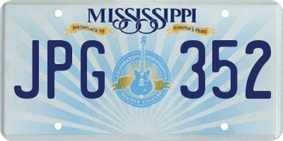MS license plate JPG352