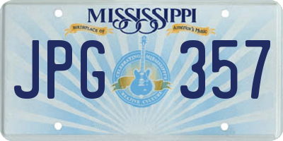 MS license plate JPG357