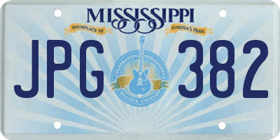 MS license plate JPG382