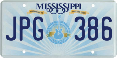 MS license plate JPG386