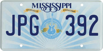 MS license plate JPG392