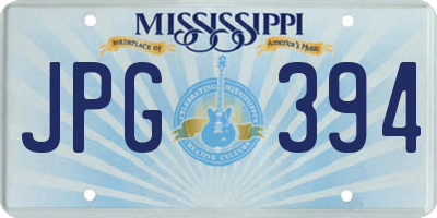 MS license plate JPG394