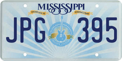 MS license plate JPG395