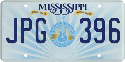 MS license plate JPG396