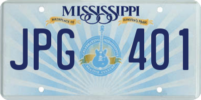 MS license plate JPG401
