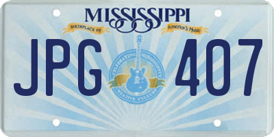 MS license plate JPG407