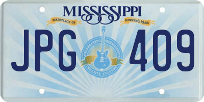 MS license plate JPG409