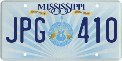 MS license plate JPG410