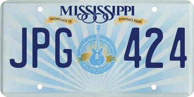 MS license plate JPG424