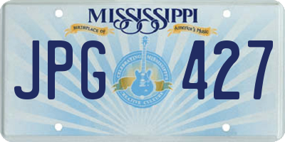MS license plate JPG427