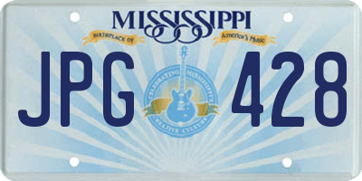 MS license plate JPG428