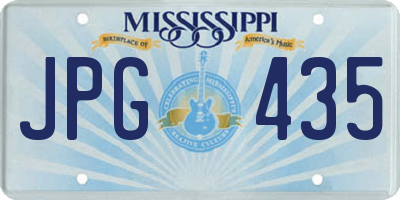 MS license plate JPG435