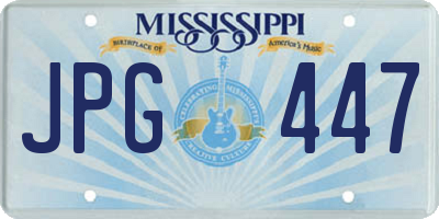 MS license plate JPG447