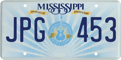 MS license plate JPG453