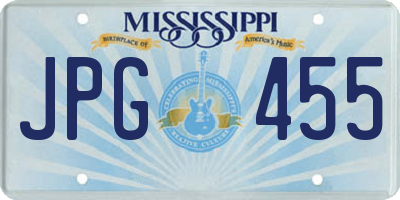 MS license plate JPG455