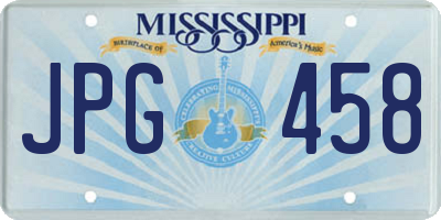 MS license plate JPG458
