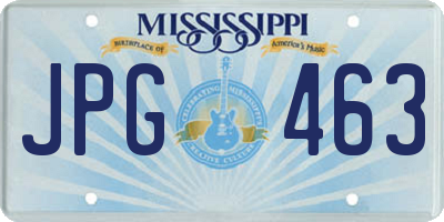 MS license plate JPG463