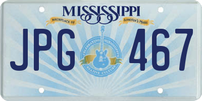 MS license plate JPG467