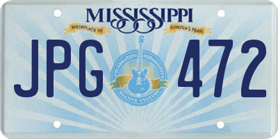 MS license plate JPG472