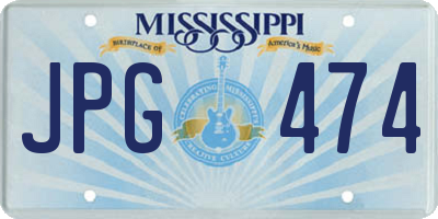 MS license plate JPG474