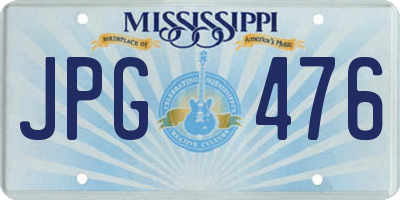 MS license plate JPG476