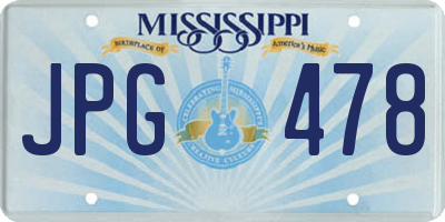 MS license plate JPG478