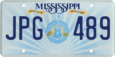 MS license plate JPG489