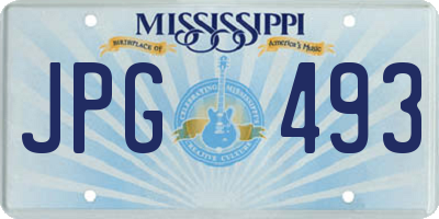 MS license plate JPG493