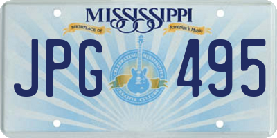MS license plate JPG495